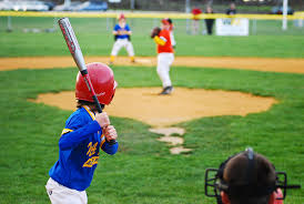 A picture of a baseball game